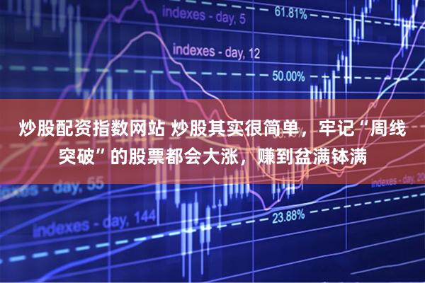 炒股配资指数网站 炒股其实很简单，牢记“周线突破”的股票都会大涨，赚到盆满钵满